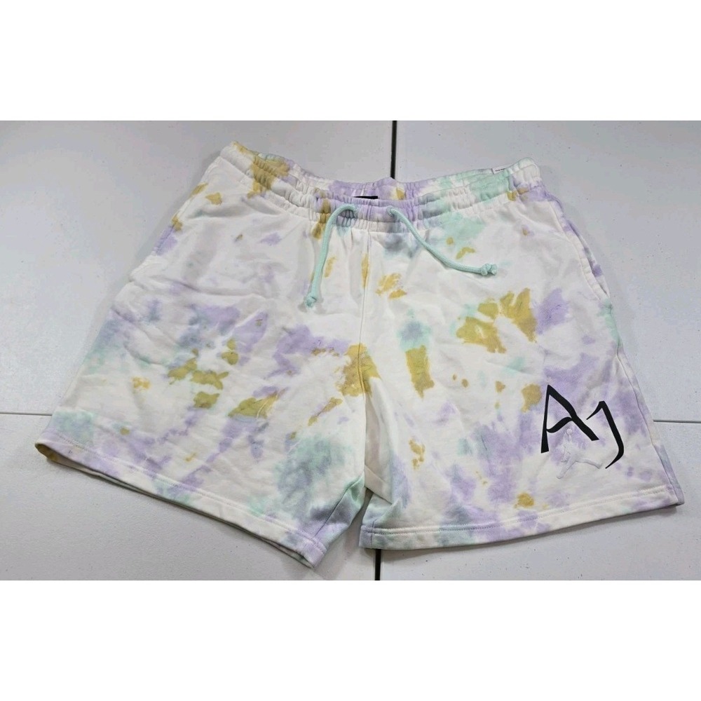 NWT Jordan Sport DNA Fleece Shorts Tie Dye Multicolor DM1871 530 Men's XL